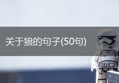 关于狼的句子(50句)