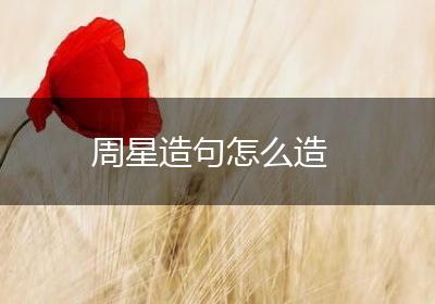 周星造句怎么造