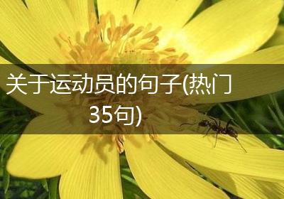 关于运动员的句子(热门35句)