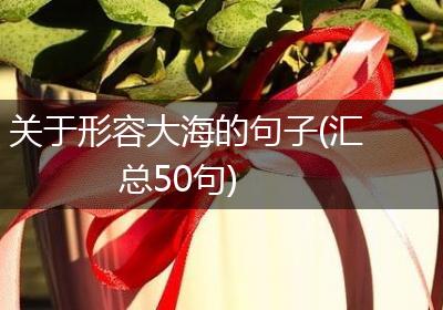 关于形容大海的句子(汇总50句)