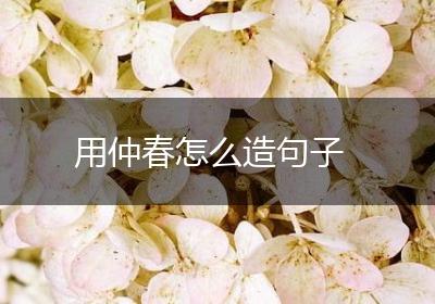 用仲春怎么造句子