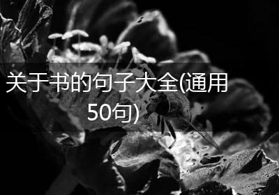 关于书的句子大全(通用50句)