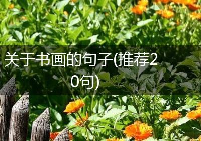 关于书画的句子(推荐20句)