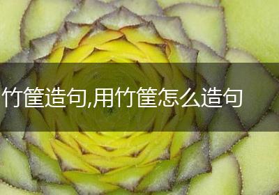 竹筐造句,用竹筐怎么造句