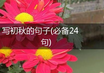 写初秋的句子(必备24句)