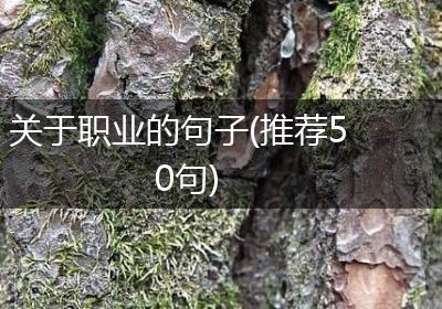 关于职业的句子(推荐50句)