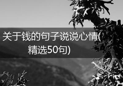 关于钱的句子说说心情(精选50句)