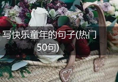 写快乐童年的句子(热门50句)