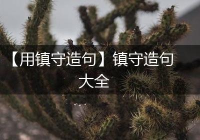 【用镇守造句】镇守造句大全