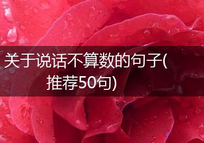 关于说话不算数的句子(推荐50句)