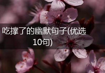 吃撑了的幽默句子(优选10句)