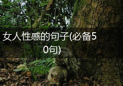 女人性感的句子(必备50句)