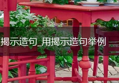 揭示造句_用揭示造句举例