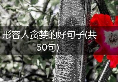 形容人贪婪的好句子(共50句)