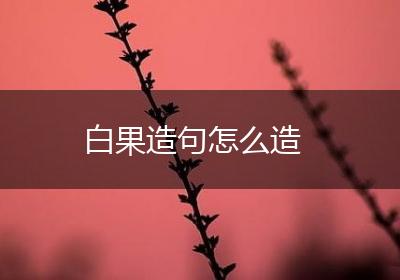 白果造句怎么造