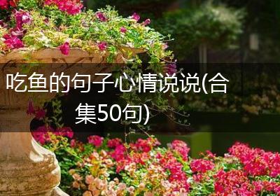 吃鱼的句子心情说说(合集50句)