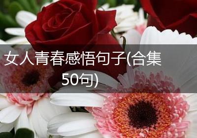 女人青春感悟句子(合集50句)