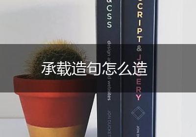 承载造句怎么造