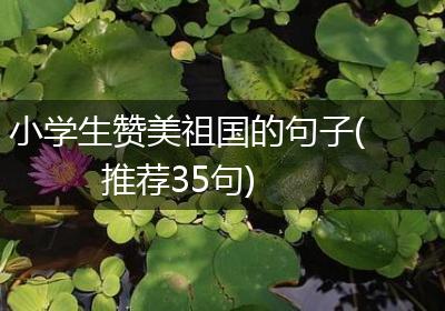 小学生赞美祖国的句子(推荐35句)