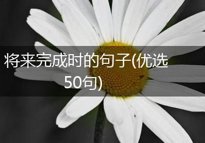 将来完成时的句子(优选50句)