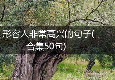 形容人非常高兴的句子(合集50句)