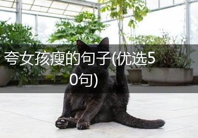 夸女孩瘦的句子(优选50句)