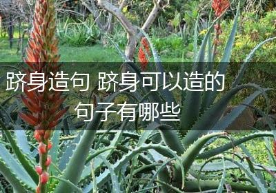 跻身造句 跻身可以造的句子有哪些