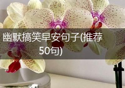 幽默搞笑早安句子(推荐50句)