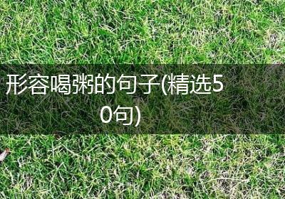 形容喝粥的句子(精选50句)