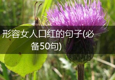 形容女人口红的句子(必备50句)