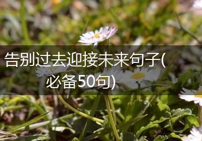 告别过去迎接未来句子(必备50句)