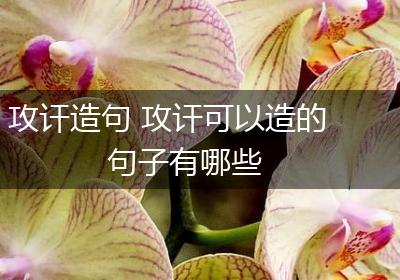 攻讦造句 攻讦可以造的句子有哪些