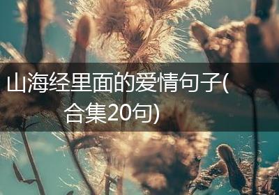 山海经里面的爱情句子(合集20句)