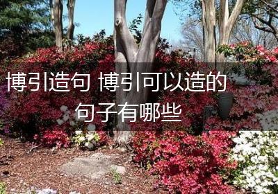 博引造句 博引可以造的句子有哪些