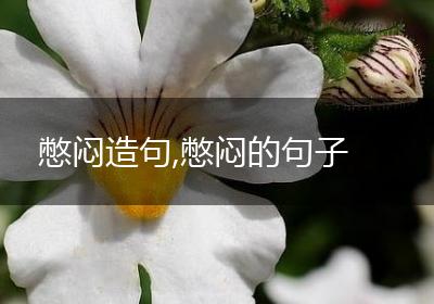 憋闷造句,憋闷的句子