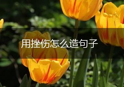 用挫伤怎么造句子