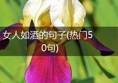 女人如酒的句子(热门50句)