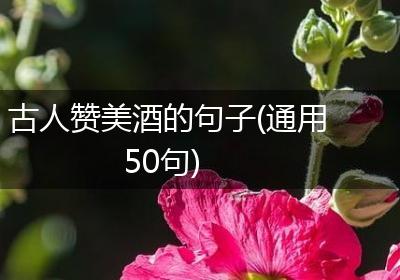 古人赞美酒的句子(通用50句)