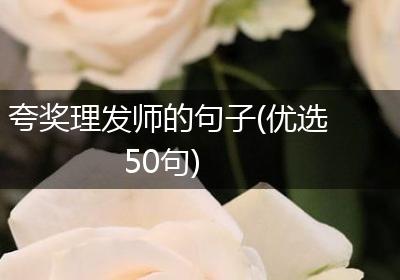 夸奖理发师的句子(优选50句)