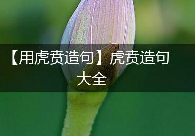 【用虎贲造句】虎贲造句大全