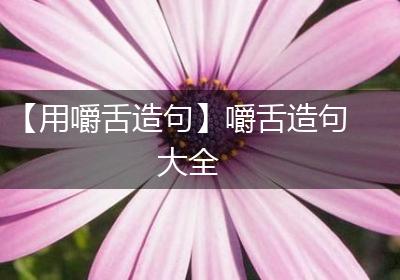 【用嚼舌造句】嚼舌造句大全