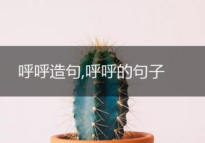 呼呼造句,呼呼的句子