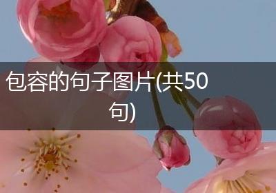 包容的句子图片(共50句)