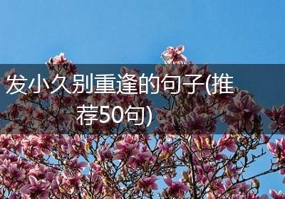 发小久别重逢的句子(推荐50句)
