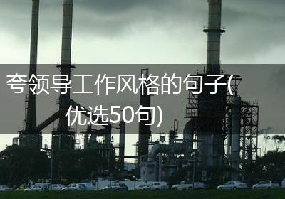 夸领导工作风格的句子(优选50句)