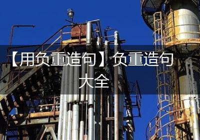 【用负重造句】负重造句大全
