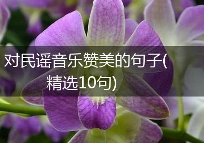 对民谣音乐赞美的句子(精选10句)