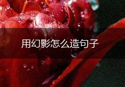 用幻影怎么造句子