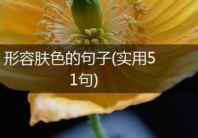 形容肤色的句子(实用51句)