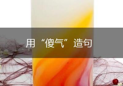 用“傻气”造句